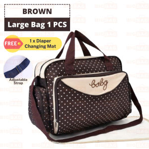 5 In 1 Diaper Bag Set Bag Baby Travel Mummy Bag Baby Diaper Bag Baby Hospital Bag Beg Lampin Bayi Nappy Bag Travel Bag