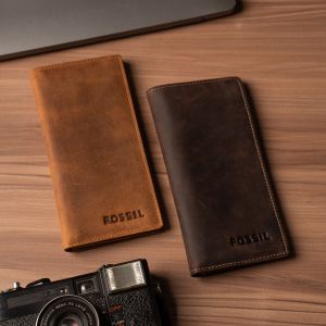 Dompet lipat pria kulit
