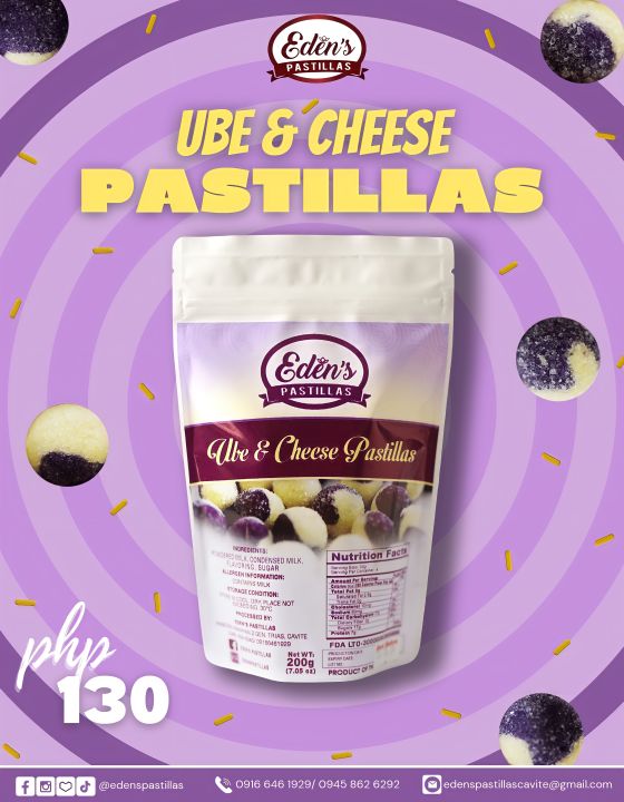 Eden's Ube Cheese Flavored Pastillas / 45 PCS. | Lazada PH