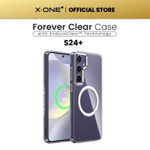 X.One Forever Clear Case Anti-Yellowing for Samsung S24 Ultra/S24+/S24 Phone Case
