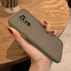 Ốp Lưng Redmi 9 Ốp Lưng Điện Thoại cảm thấy đông lạnh thấu kính trong suốt chống sốc và chống sốc cho máy ảnh chống sốc vỏ mềm silicon toàn.