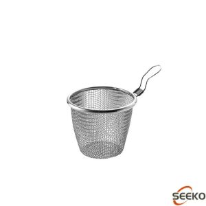 SK Household Stainless Steel Hot Pot Strainer Basket Frying Noodle Dumpling Hanging Filter Kitchen Tool
