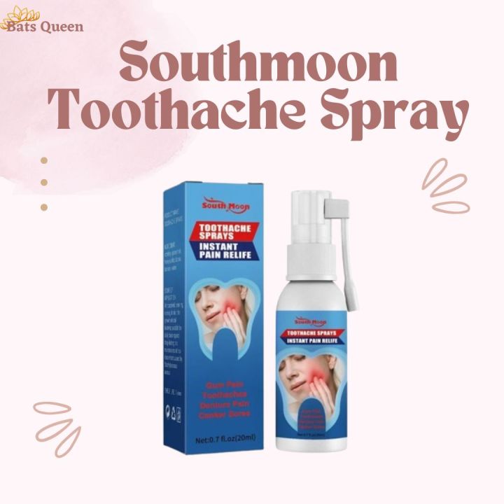 South Moon Toothache Sprays Instant Teeth Treatment Pain Relief Denture