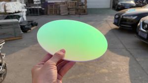 3mm Round Opaque Radiant Plexiglass Rainbow Board Acrylic PMMA Iridescent Disc For Wedding Decor&DIY Crafts