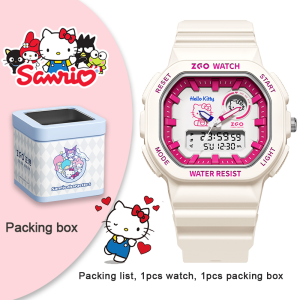 (With Box/42*48mm)100% Authentic Sanrio Hello Kitty Watch for Kids Girls Boys with Backlight Digital Watch Waterproof Shockproof Kids Watch Birthday Gift Melody Christmas Gifts Cinnamoroll Pochacco Pompompurin 810