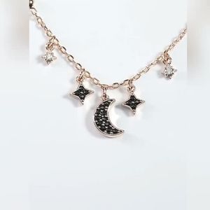 127 Swarovski SYMBOL Swan Necklace Silver Color Necklace Birthday Gift Necklace Women Pearl Jewelry Christmas Gift Necklace Niche Swarovski