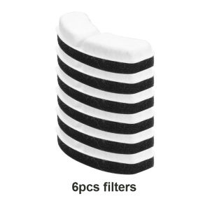 HATELI 3L Pet Water Fountain Auto Filter Cat Drinker USB Electric Mute Recirculate Filtering Drinker for Cats Dogs Automatic Circulating Dispenser