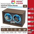 Watch Winder Box for Automatic Watches Double Winders Quiet Japanese Motor 5 Rotation Mode Luxury Gift Wood High-End. 