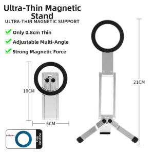 FELIZ ic Phone Tripod Stand Foldable Mini Pocket Cell Phone Stand High Quality Handheld Selfie Stick Smartphone Phone Holder Outdoor