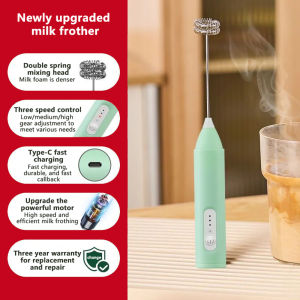 B.LIVEM 🚚การจัดส่ง 2-3 วัน🚚3pcs เครื่องเครื่องคนกาแฟนมเครื่องทำฟองไฟฟ้าในครัวเรือนเครื่องตีครีมเครื่องกวนนมผงแบบมือถือ 22.5*2.7CM