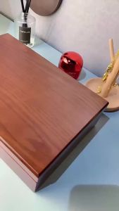Hicus Solid wood jewelry organizer + first layer lock large capacity multifunctional jewelry Organizer