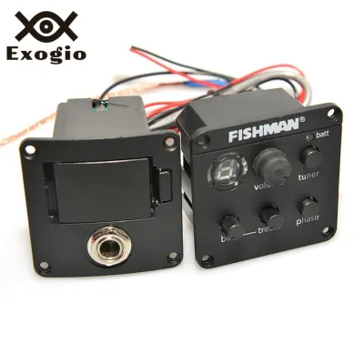 【Exogio】FISHMAN GUITARS Guitar Accessories Adjustable Sound ISYS+ EQ Preamp System Guitar Pickup for Acoustic Guitarra Amplifier
