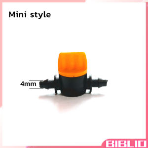 BibLio Mini Valve For 4/7mm Hose Irrigation Water Flow Control Valve With Barb