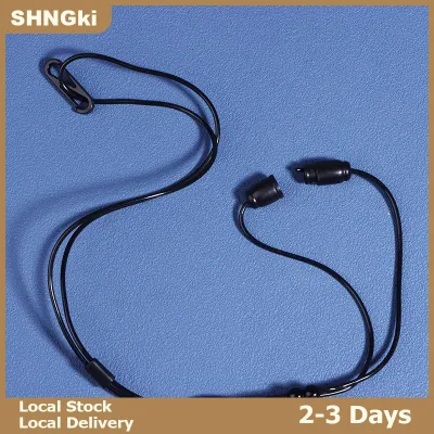 SHNGki High Quality Multipurpose Referee Whistle Rope Lanyard Black PVC Whistle Strap Long Lanyard Key Hanging Rope