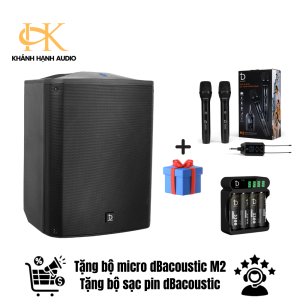 Loa di động dBacoustic SIREN 10 - All in one - Công suất 150W - Pin 9h Liên Tục - Hàng chính hãng