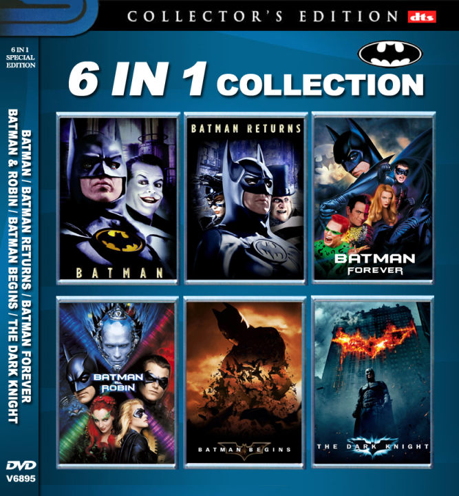 DVD Batman English Movie 6 In 1 Collection v6895 Lazada