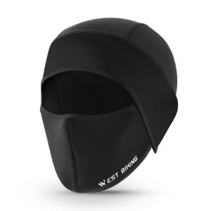 WEST BIKING Chống UV mũ đi xe đạp thoáng khí Xe Đạp Mũ Balaclava xe đạp Mặt nạ che cả mặt có thể giặt mũ bảo hiểm xe máy lót bên trong
