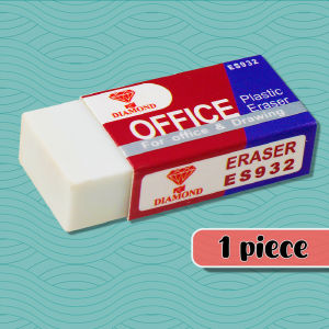 FCI Office Plastic Eraser | White Smooth & Soft Pencil Eraser No Residue for School and Office Use in Drawing and Writing Corrections