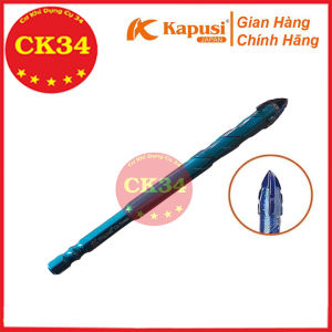 Mũi khoan đa năng răng cưa 4 cạnh cao cấp Kapusi chính hãng chuôi lục giác cho máy khoan bắn vít