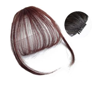 GONOVO Tua giả Tóc mái 3D Tóc mái thẳng Tóc giả tổng hợp Tóc mái hàng đầu Vô Hình Dụng cụ tạo kiểu tóc Tóc mái giả Phụ nữ