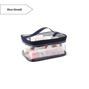 [Ready Stock] Ins Style Aesthetic Clear PVC Transparent Waterproof Skin Care Makeup Cosmetic Portable Hangable Zipper Storage Pouch Bag Toiletry Large Capacity Cheap Casual Concert Swimming Bath Gym Fitness Sport Travel Saloon Girls Women Ladies Colourful