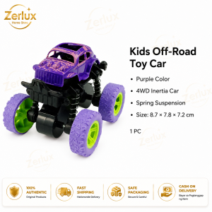 Friction Powered Toy Car Off Road Pull Back Car Kids Racing Vehicle Toy for Boys Girls Birthday Gift