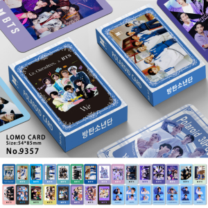 BTS Small Card Korean Kpop Fashion Ins Trend Fb Pop Boxed Postcard Greeting Card Collectors Cards Lomo Card Star Cards Laser Card Album Cards Collectible Cards A Gift for A Friend