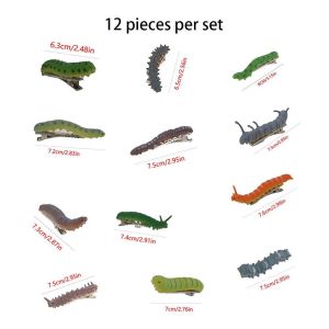 Halloween caterpillar hairpin horror-themed non-mainstream creative unique ornament decoration caterpillar set