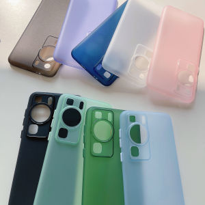 Slim Clear Matte TPU Soft Phone Case For Huawei P60 Pura 70 Pro 80 Ultra Anti-Scratch Transparent Camera Protection Cover Funda
