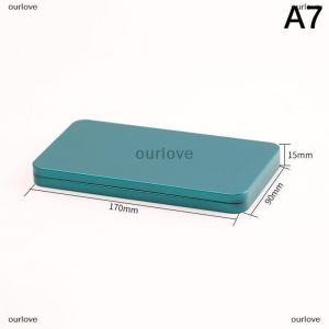 [COD] ourlove ที่ใส่เงินกระดาษถาดใส่ธนบัตรโลหะขนาดเล็กกล่องเก็บเงินสะดวกเคสจัดระเบียบยา