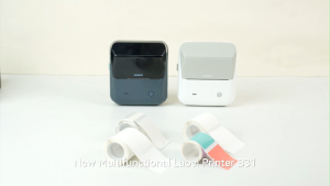 NIIMBOT B31 Thermal Label Printer Portable Wireless Inkless Label Maker Supermarket Clothing Office Barcode Price Tag Large Size Multifunctional Label Machine Included Label Paper