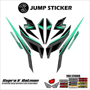 Stiker striping new supra x 125 r grafis variasi 012