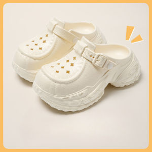 Ielgy nữ bãi biển mùa hè Dép lê đế cao EVA Guốc