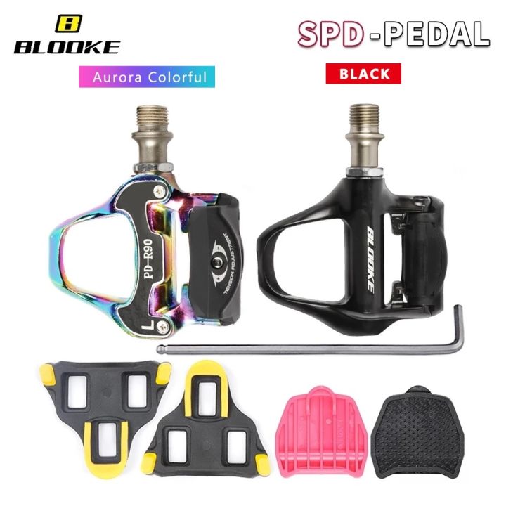 BLOOKE Road bike SPD SL Pedal Sepatu Cleat Self Locking Clip