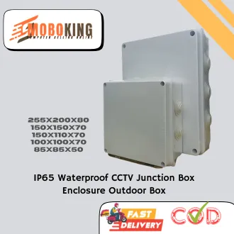IP65 Waterproof CCTV Junction Box Enclosure Outdoor Box | Lazada PH