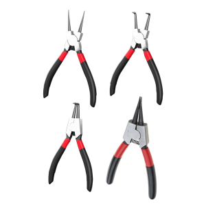 5inch Jewelry Making Pliers Circlip Pliers Bent Nose Pliers Wire Cutters for Wire Wrapping Earring Craft Making Supplies