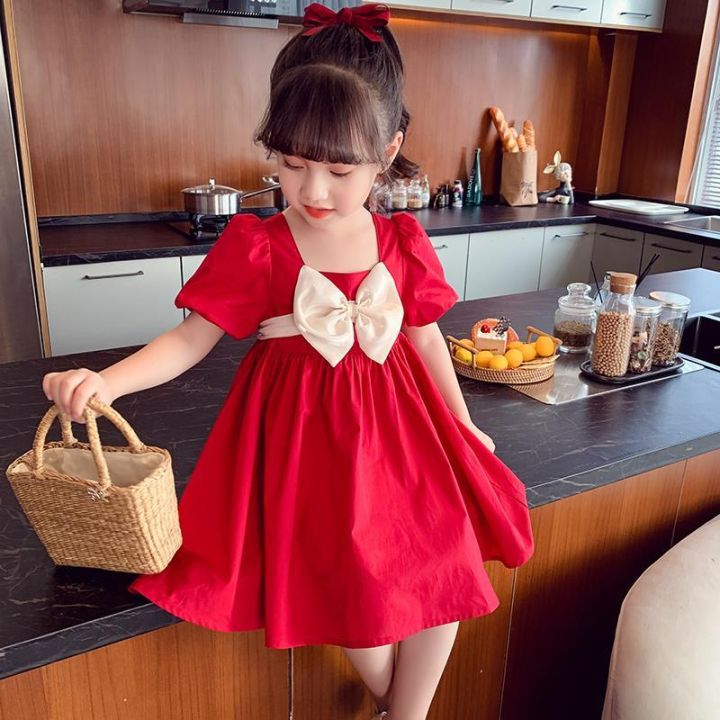 Deep-Red Cinderella Dress - Malimu Kids