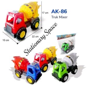 Mainan Mobil Mobilan Mixer Truck Molen Truk Kontruksi Alat Berat