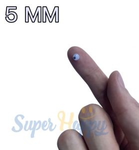 ลูกตากลิ้ง ลูกตาปลอม (มีกาวในตัว) ตาตุ๊กตา ตาปลอม plastic eyes ตาสัตว์ ตางานประดิษฐ์ DIY งานพับเหรียญโปรยทาน