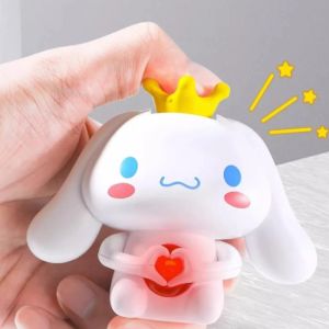 Ready Versisuara i love you Cinnamoroll Lotso Kuromi Sanrio LED Night Light Gantungan kunci