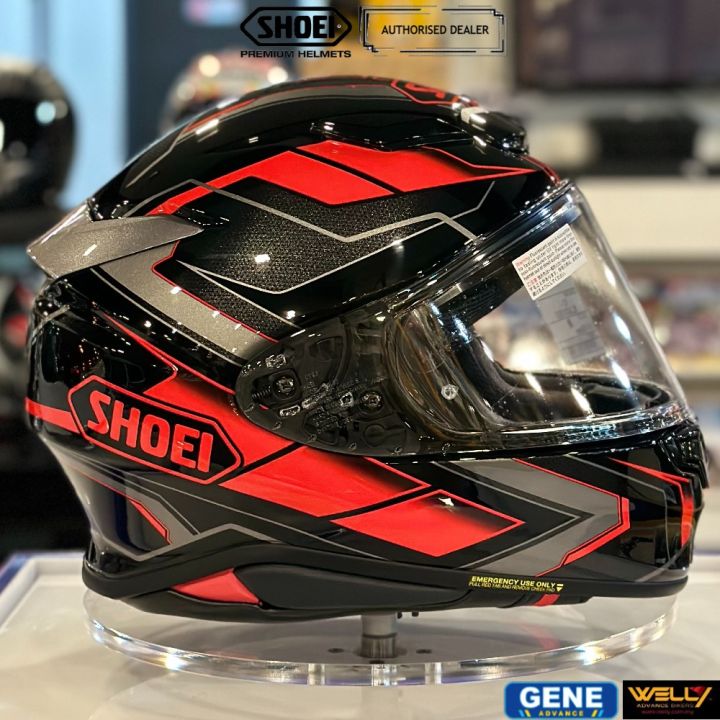 SHOEI NXR2 (Z-8) Prologue TC1 Black Red Top Performance Sport Full