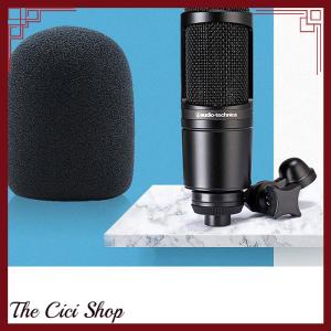[The Cici Shop] 1PC AT2020 Mic Windscreen CoverWindproof Foam Pop Filter for Audio Technica ATR2500 AT2035 AT2050 AT4040 Microphone Windshield