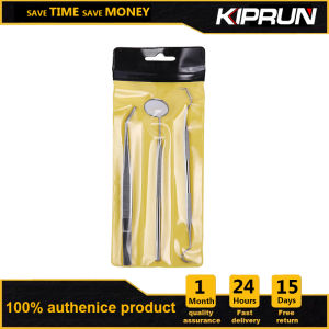 KIPRUN 5pc/3PC set Dental Mirror Stainless Steel Dental Dentist Prepared Tool Set Probe Tooth Care Kit Instrument Tweezer Hoe Sickle Scaler