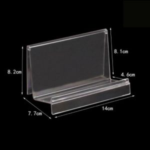 OPEAREY Acrylic Kệ trưng bày ví điện thoại di động Nhiều lớp Trong suốt Giá trưng bày trang sức Bền Dày Giá Để Kính