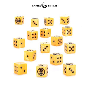 BỘ XÚC XẮC XÍ NGẦU WARHAMMER 40000: IMPERIAL FISTS DICE 55-64 - EMPIRE CENTRAL