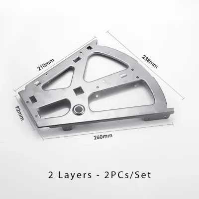 Set of 2 Shoe Cabinet Hinges Steel Shoe Rack Shelf Flip Rack Hardware Frame Shoe Rack Hinges