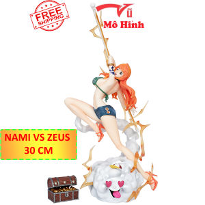 Mô Hình One Piece Nami và Zeus trạng thái chiến đấu siêu đẹp cao 32cm nặng 500gram  figure OnePiece  Vũ mô hình