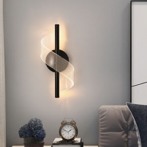 YHLAMP【Local Delivery】Nordic Minimalist Wall Lamp LED 25W Wall Light Indoor Design For Bedroom Bedside Lamp Night Light Wall Mounted Living Room Corridor Hallway Aisle Stairs Lights Decoration Lightings Wall Lights Sconces Indoor Lighting