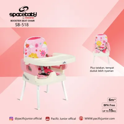 Baby Chair Kursi Makan Bayi Spacebaby SB 518 Bisa Dilipat