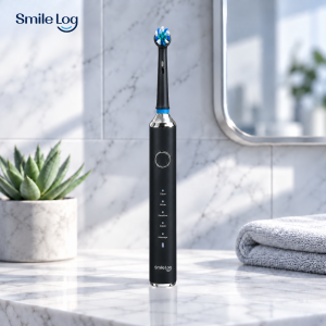 [HÀNG MỚI VỀ] Bàn chải điện đầu tròn Smile Log 3.0 Cleannova phiên bản cải tiến đầu chải giảm chấn công nghệ dao động xoay 5 chế độ làm sạch mảng bám pin dùng 40 ngày kháng nước IPX7